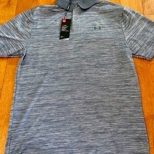 Men’s under armour golf shirt medium nwt